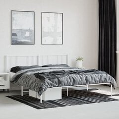 Metalinis lovos rėmas, baltas цена и информация | Кровати | pigu.lt