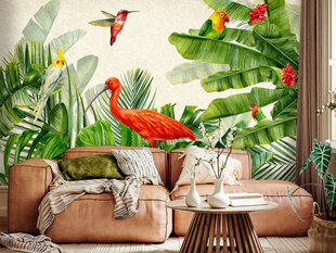 Fototapetai Tropiniai paukščiai kaina ir informacija | Fototapetai | pigu.lt