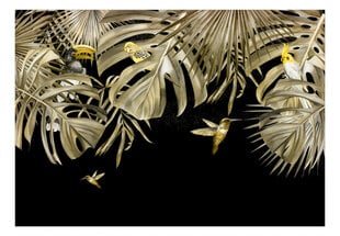 Фотообои с инструментом и клеем - Золотые птицы в джунглях, 350x256 см цена и информация | Фотообои с инструментом и клеем - Бежевые листья эвкалипта, 400x280 см | pigu.lt