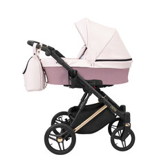 Universalus vežimėlis Lazzio Premium Kunert 3in1 pink Eco цена и информация | Коляски | pigu.lt