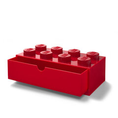 Lego dėžutė, raudona цена и информация | Тумба с ящиками Versa | pigu.lt