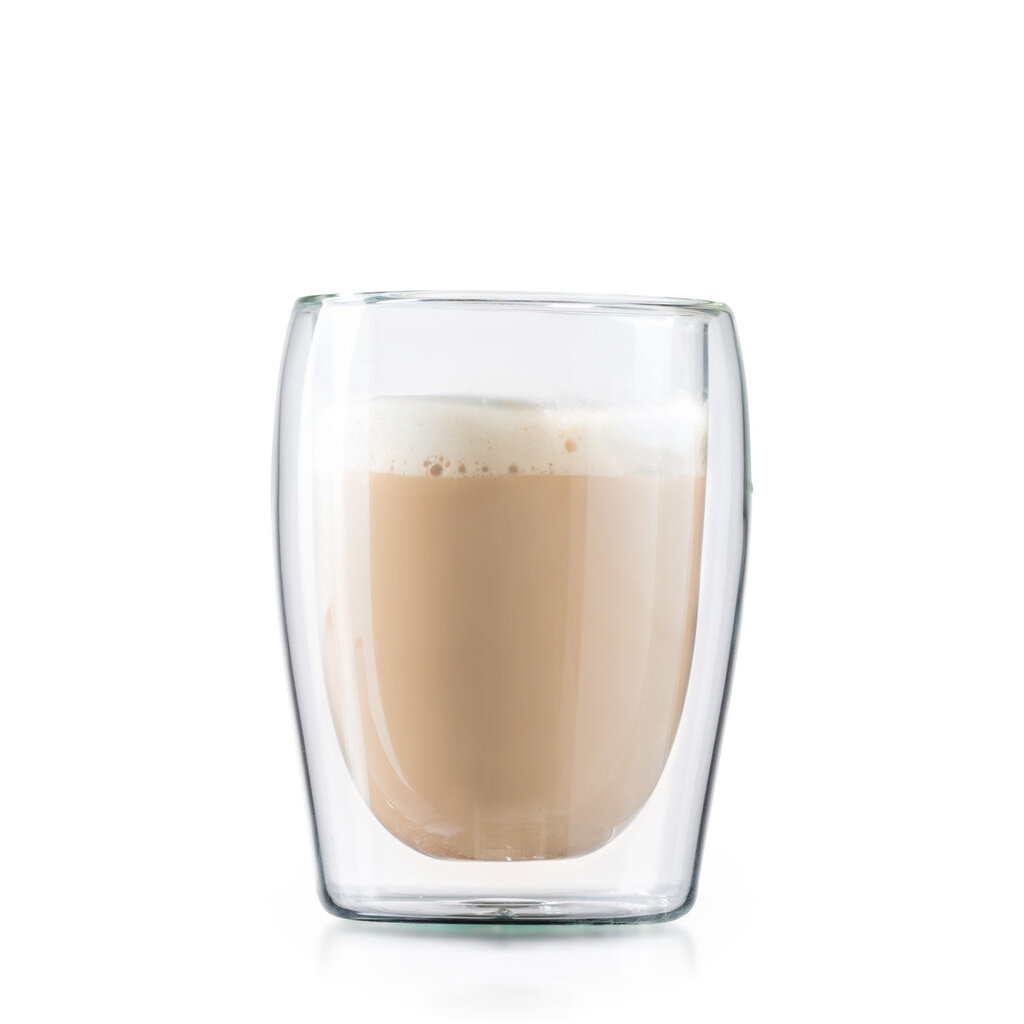 Dvigubo stiklo puodeliai Cappuccino, 2 vnt. kaina ir informacija | Taurės, puodeliai, ąsočiai | pigu.lt