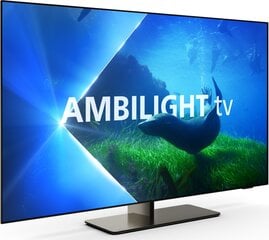 TV Set PHILIPS 48'' OLED/Smart 3840x2160 Wireless LAN Bluetooth Google TV Metallic цена и информация | Philips Телевизоры и аксессуары к ним | pigu.lt