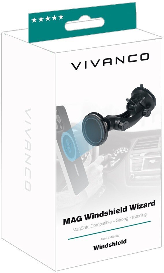 Vivanco MAG Windshield Wizard цена и информация | Telefono laikikliai | pigu.lt