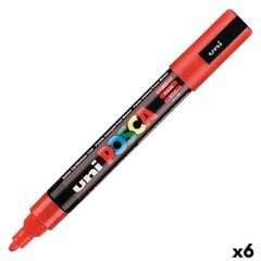 Žymeklis Posca PC-5M, 6 vnt. цена и информация | Kanceliarinės prekės | pigu.lt