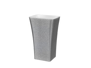 Умывальник из каменной массы с ножкой Besco Assos Glam Silver цена и информация | Раковины | pigu.lt