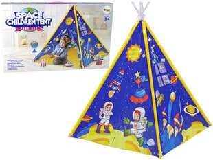 Vaikiška indėniška palapinė su šviesos efektais Kosmosas Lean Toys kaina ir informacija | Vaikų žaidimų nameliai | pigu.lt