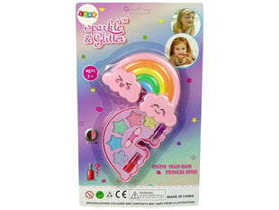 Vaikiškas makiažo rinkinys Vaivorykštė Lean Toys kaina ir informacija | Žaislai mergaitėms | pigu.lt