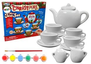 Žaislinis arbatos servizas dekoravimui Lean Toys kaina ir informacija | Žaislai mergaitėms | pigu.lt