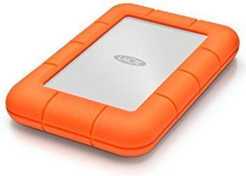 LACIE RUGGED MINI drive 4TB Shock/ rain/ pressure resistant USB3.0 2,5inch orange kaina ir informacija | Išoriniai kietieji diskai (SSD, HDD) | pigu.lt