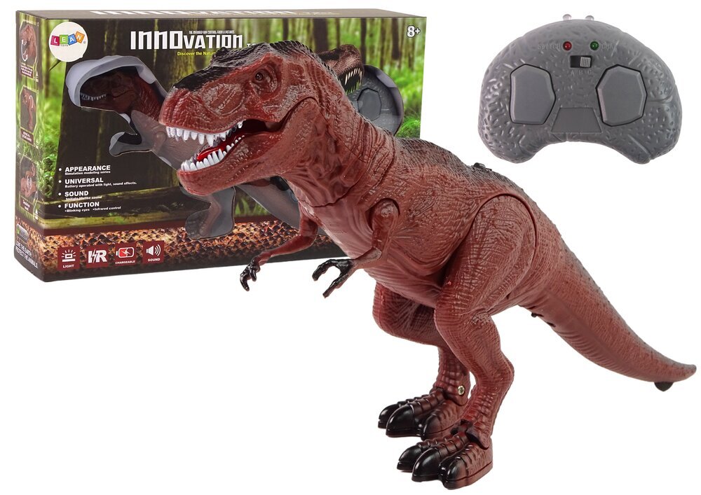 Rc dinozauras Tyrannosaurus Rex su efektais Lean Toys kaina ir informacija | Žaislai berniukams | pigu.lt