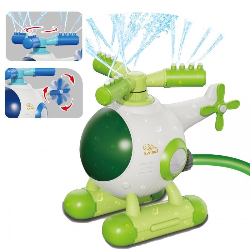 Vandens žaislas 2in1 Woopie Sraigtasparnis kaina ir informacija | Vandens, smėlio ir paplūdimio žaislai | pigu.lt