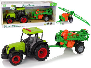 Traktorius su efektais Lean Toys, žalias kaina ir informacija | Žaislai berniukams | pigu.lt