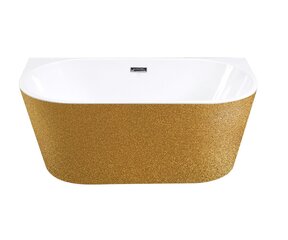 Vonia Besco Vica Glam 150 Gold, su White sifono dangteliais цена и информация | Ванны | pigu.lt