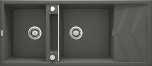 Deante granitinė virtuvinė plautuvė su magnetais Deante Magnetic ZRM_T213, Anthracite metallic kaina ir informacija | Virtuvinės plautuvės | pigu.lt