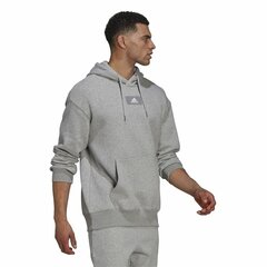 Толстовка с капюшоном мужская Adidas FeelVivid Fleece Drop Серый цена и информация | Мужские свитера | pigu.lt