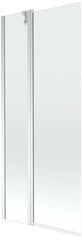 Vonios sienelė Mexen Flip I, Chrome/skaidrus stiklas, 80,100,120,140x150 cm-80 cm kaina ir informacija | Priedai vonioms, dušo kabinoms | pigu.lt