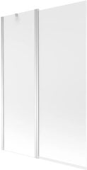 Vonios sienelė Mexen Flip I, Chrome/matinis stiklas, 80,100,120,140x150 cm-120 cm kaina ir informacija | Priedai vonioms, dušo kabinoms | pigu.lt