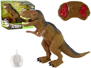 Dinozauras Tyrannosaurus Rex su nuotolinio valdymo pultu ir efektais цена и информация | Игрушки для мальчиков | pigu.lt