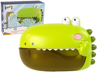 Muilo burbulų žaislas maudynėms Dinozauras Lean Toys, žalias цена и информация | Игрушки для малышей | pigu.lt