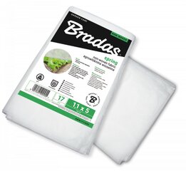 Agroplėvelė nuo šalnų Bradas Spring, 17 g/m², 1.6 x 10 m, balta kaina ir informacija | Sodo įrankiai | pigu.lt