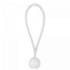 Elastinė guma su burbuliuku Bradas Bungee Cord Ball, 20 cm, 10 vnt., balta kaina ir informacija | Sodo įrankiai | pigu.lt