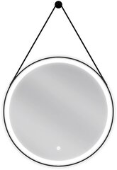 Vonios veidrodis Mexen Reni Black LED, juodas цена и информация | Зеркала в ванную | pigu.lt