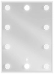 Vonios veidrodis Mexen Dona su LED apšvietimu, 50 x 70 cm, sidabrinis kaina ir informacija | Vonios veidrodžiai | pigu.lt