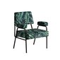 Fotelis Simple Tropicalvives, juodas kaina ir informacija | Svetainės foteliai | pigu.lt
