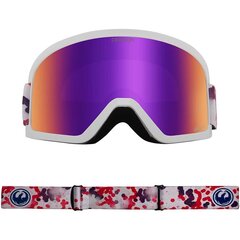Slidinėjimo akiniai Snowboard Dragon, balti kaina ir informacija | Slidinėjimo akiniai | pigu.lt