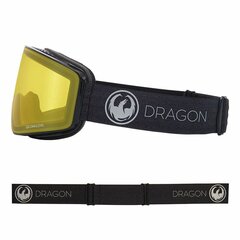 Slidinėjimo akiniai Snowboard Dragon, juodi цена и информация | Лыжные очки | pigu.lt