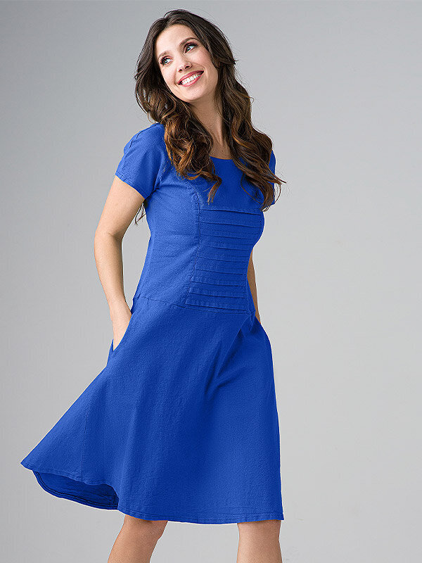 Suknelė moterims Lega SK160, mėlyna kaina ir informacija | Suknelės | pigu.lt