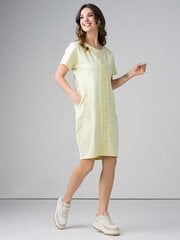 Хлопковое платье Lega SK148, cветло-желтый цена и информация | Платья | pigu.lt