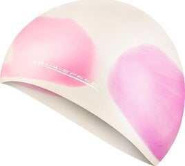 Plaukimo kepuraitė BUNT - 37 spalva, rožinė-balta kaina ir informacija | Baseinų priedai | pigu.lt