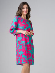 Suknelė moterims Lega SK153, žalia/rožinė kaina ir informacija | Suknelės | pigu.lt