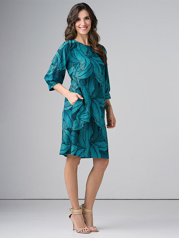 Suknelė moterims Lega SK153, žalia kaina ir informacija | Suknelės | pigu.lt