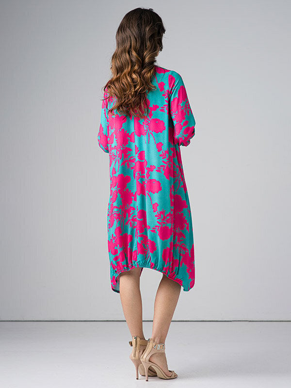 Suknelė moterims Lega SK152, žalia/rožinė цена и информация | Suknelės | pigu.lt