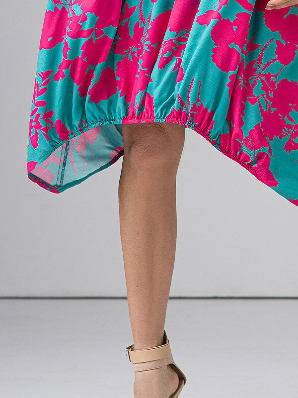 Suknelė moterims Lega SK152, žalia/rožinė цена и информация | Suknelės | pigu.lt