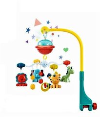 Muzikinė karuselė su projektoriumu ir nuotolinio valdymo pultu MalPlay цена и информация | Игрушки для малышей | pigu.lt