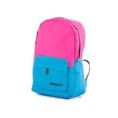 Mokyklinė kuprinė QQ-10767-16-2, mėlyna/rožinė цена и информация | Школьные рюкзаки, спортивные сумки | pigu.lt