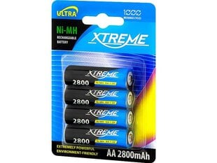 Аккумуляторы Ultra Xtreme AA, 4 шт. цена и информация | Батарейки | pigu.lt