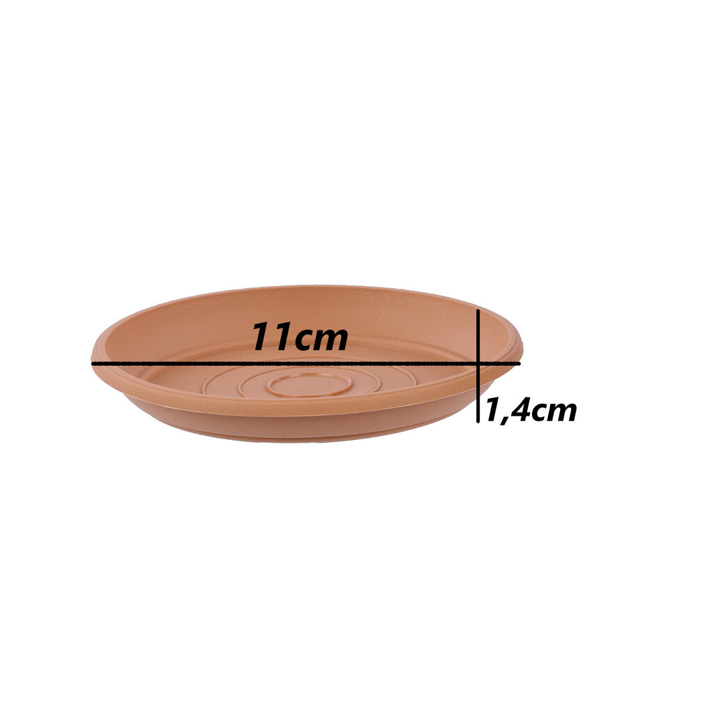 Vazono lėkštelė 11 cm kaina ir informacija | Lėkštelės ir priedai | pigu.lt