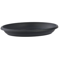 Блюдце пластиковое универсальное D 41 см круглая форма поддона черная цена и информация | Поддоны и аксессуары | pigu.lt