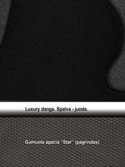 Kilimėliai ARS Citroen C1 / 2014-> Luxury kaina ir informacija | Modeliniai tekstiliniai kilimėliai | pigu.lt