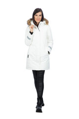 Женская зимняя парка Icepeak ADAIS, белый цвет цена и информация | Женские куртки | pigu.lt