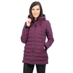 Icepeak moteriška izoliuota ilga softshell striukė ALBEE, violetinė kaina ir informacija | Striukės moterims | pigu.lt