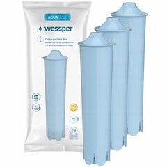 Wessper Aquablue фильтр/картридж для воды для кофемашин Jura, 3 шт. цена и информация | Аксессуары для кофейных аппаратов | pigu.lt
