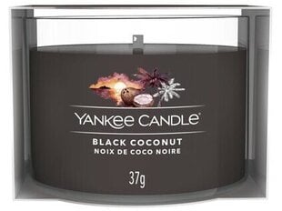 Свеча в стакане Yankee Candle Черный Кокос 37 г цена и информация | Подсвечники, свечи | pigu.lt