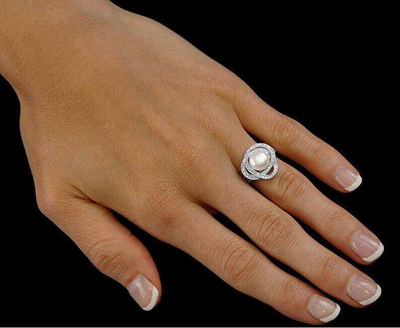 Sidabrinis žiedas Silvego LPS0044W kaina ir informacija | Žiedai | pigu.lt