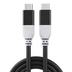 Кабель USB-C - USB-C, PD100W (черный, 3м) цена и информация | Кабели для телефонов | pigu.lt